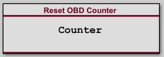 OBD Counter Reset block