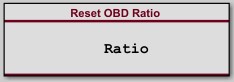 OBD Ratio Reset block