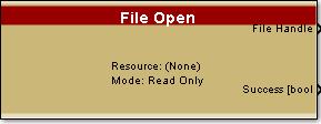 Open File block