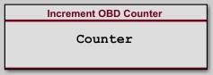 OBD Counter Increment block