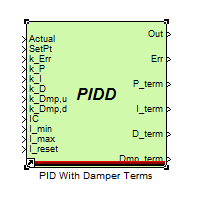 PID with damper terms