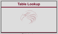 Table Lookup