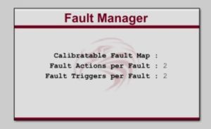 Standard Fault Manager block