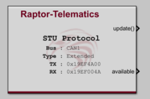 Raptor-Telematics STU Protocol block