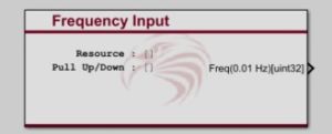 Frequency Input block