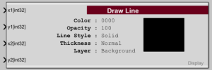 Draw Line block