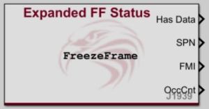 Expanded Freeze Frame Status block